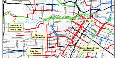 Bike Houston mappa