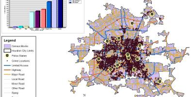 Houston tasso di criminalità mappa
