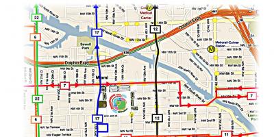 Houston linee di autobus mappa