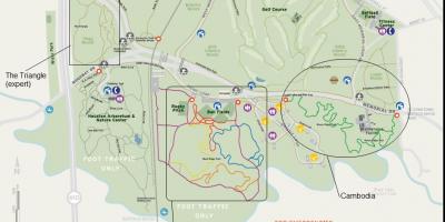 Mappa di Memorial park di Houston
